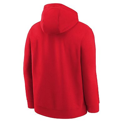 Youth Nike Red WNBA Logo Essential Team Pullover Hoodie
