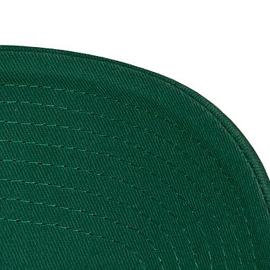 Men's Mitchell & Ness Hunter Green Milwaukee Bucks Hardwood Classics 1904 Adjustable Hat