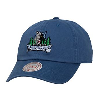 Men's Mitchell & Ness Blue Minnesota Timberwolves Hardwood Classics 1904 Adjustable Hat