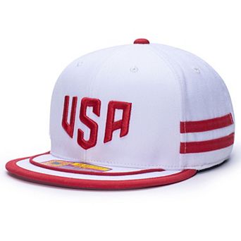 Men's��Fan Ink White USMNT Off-Shore Snapback Hat