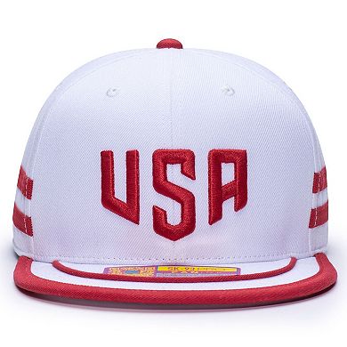Men's Fan Ink White USMNT Off-Shore Snapback Hat