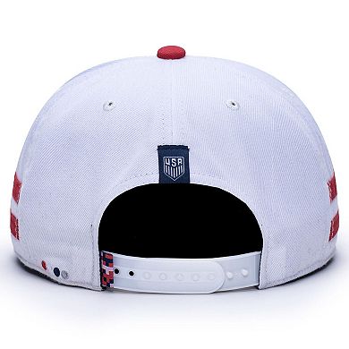Men's Fan Ink White USMNT Off-Shore Snapback Hat