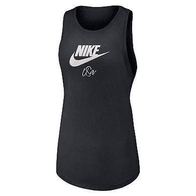 Women's Nike Black USWNT Futura Tank Top