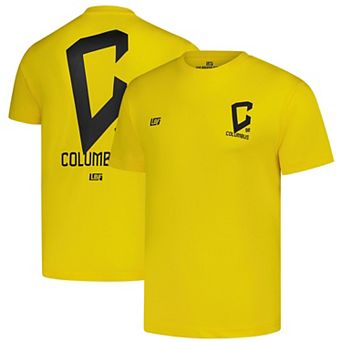 Unisex Live Breathe Futbol Yellow Columbus Crew Basics T-Shirt