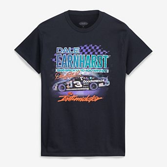 Men's Checkered Flag Sports Black Dale Earnhardt 1995 Brickyard 400 Champions T-Shirt