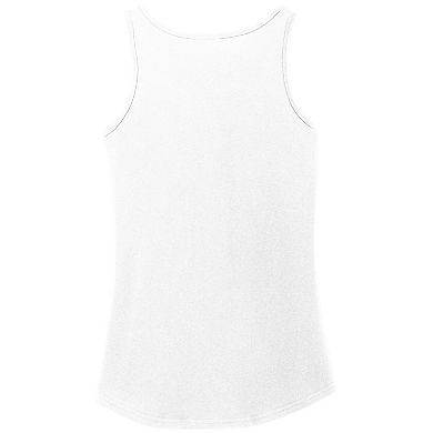 Women's Checkered Flag Sports White NASCAR Logo Pride Tank Top