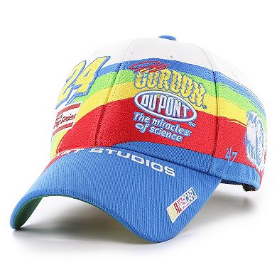 Men's Market Studios by 47 White Jeff Gordon MVP Adjustable Hat