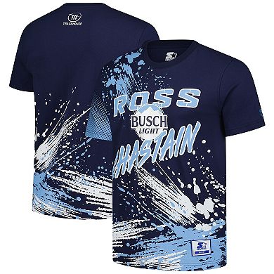 Men's Starter Blue Ross Chastain Touchdown Extreme T-Shirt