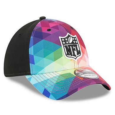 Men's New Era Pink 2023 NFL Crucial Catch 39THIRTY Flex Hat