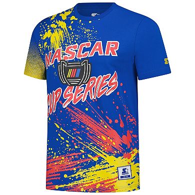 Men's Starter Blue NASCAR Cup Series Touchdown Extreme T-Shirt