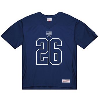Men's Mitchell & Ness Navy Team USA Coach Snoop Legacy Fashion Jersey