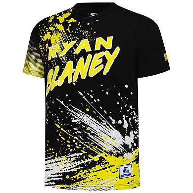 Men's Starter Black Ryan Blaney Touchdown Extreme T-Shirt