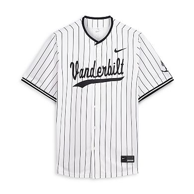 Men's Nike White Vanderbilt Commodores Limited Baseball Jersey