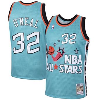 Men's Mitchell & Ness Shaquille O'Neal Teal Eastern Conference 1996 All-Star Hardwood Classics Swingman Jersey