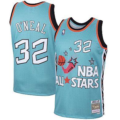 Men's Mitchell & Ness Shaquille O'Neal Teal Eastern Conference 1996 All-Star Hardwood Classics Swingman Jersey