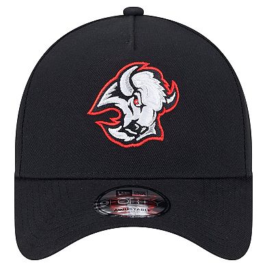 Men's New Era Black Buffalo Sabres Core A-Frame 9FORTY Adjustable Hat