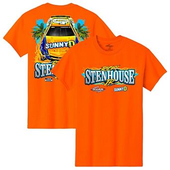 Men's Orange Ricky Stenhouse Jr. Sunny D Car T-Shirt
