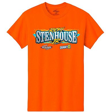 Men's Orange Ricky Stenhouse Jr. Sunny D Car T-Shirt