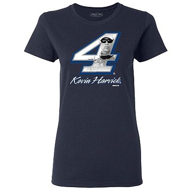 Women's Stewart-Haas Racing Team Collection Navy Kevin Harvick Driver T-Shirt