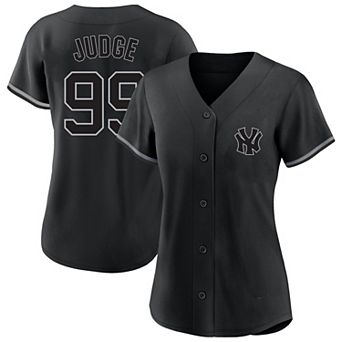 Women's Profile Aaron Judge Black New York Yankees Plus Size Player Name & Number Fashion Jersey