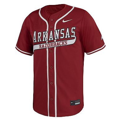 Men's Nike Cardinal Arkansas Razorbacks Limited Baseball Jersey