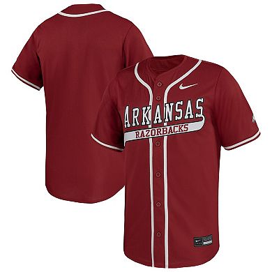 Men's Nike Cardinal Arkansas Razorbacks Limited Baseball Jersey