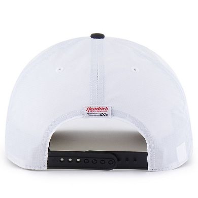 Men's '47 White/Black Jimmie Johnson brrr Lowe's Rope Hitch Adjustable Hat