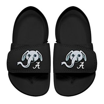 Toddler ISlide Black Alabama Crimson Tide Mascot Slide Sandals