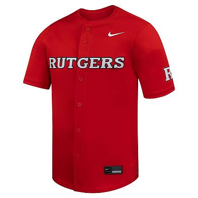 Men's Nike Scarlet Rutgers Scarlet Knights Limited Baseball Jersey