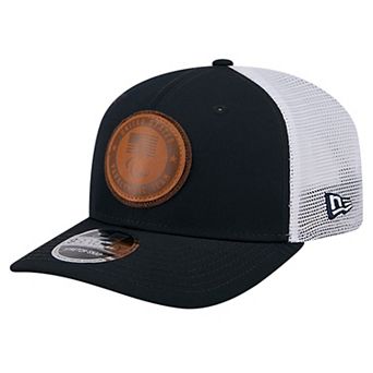 Men's New Era Navy U.S. Paralympics Leather Patch 9SEVENTY Stretch Snap Adjustable Hat