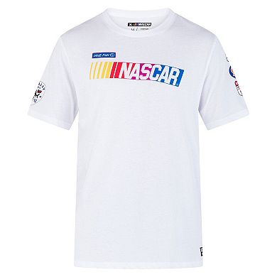 Men's Hurley x Everday White NASCAR Everyday Faster Patch T-Shirt