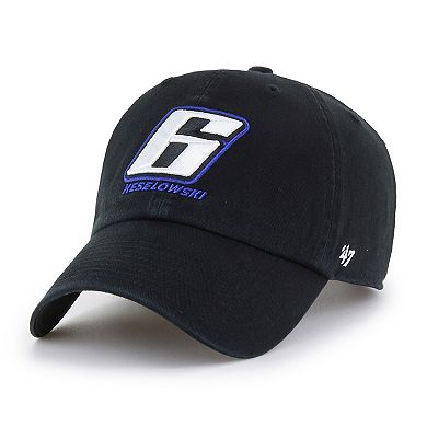 Men's '47 Black Brad Keselowski Clean Up Adjustable Hat