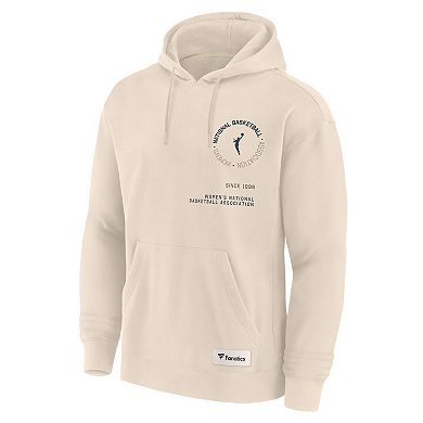 Men's Fanatics Cream WNBA Elements Future Ground Info Pullover Hoodie