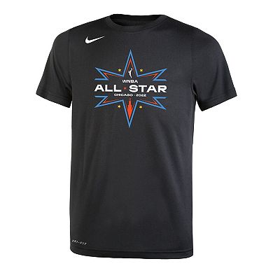 Youth Nike Black 2022 WNBA All-Star Game Logo Legend Performance T-Shirt