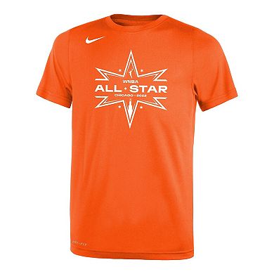 Youth Nike Orange 2022 WNBA All-Star Game Logo Legend Performance T-Shirt
