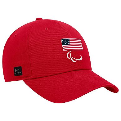 Men's Nike Red U.S. Paralympics Club Adjustable Hat