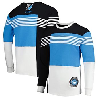 Men's Black Charlotte FC Logo Pullover Sweatshirt