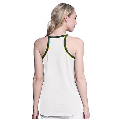 Women's G-III 4Her by Carl Banks White Athletics Curveball Tank Top