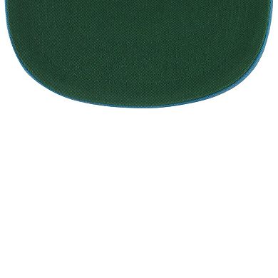 Men's '47 White/Teal NFL Multi-Team Throwback Dueling Logos Adjustable Hitch Hat