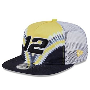 Men's New Era Black Ryan Blaney Golfer Tie-Dye Snapback Hat
