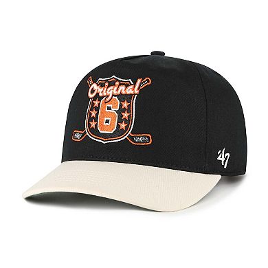 Men's '47 Black Original 6 Cross Sticks Hitch Adjustable Hat