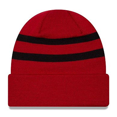 Men's New Era Red/Black Chase Briscoe Cuffed Knit Hat