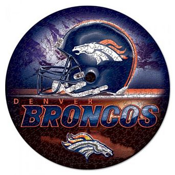WinCraft Denver Broncos Round 500 pc Puzzle