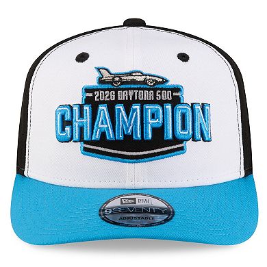 Men's New Era White/Blue Tyler Reddick 2026 Daytona 500 Champion 9SEVENTY Adjustable Hat