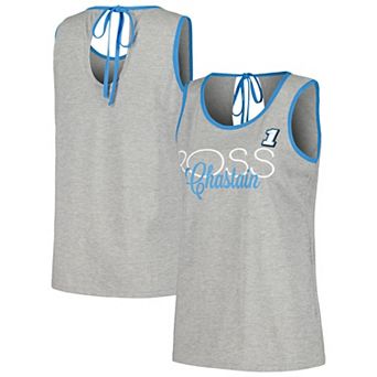 Women's G-III 4Her by Carl Banks Heather Gray Ross Chastain Fastest Lap Fashion Tank