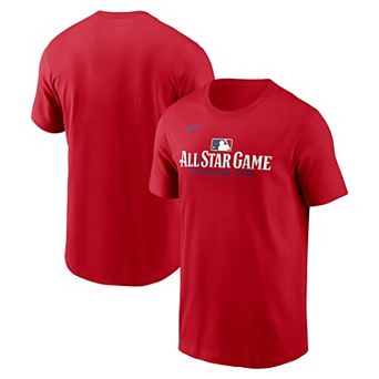 Men's Nike Red 2026 MLB All-Star Game Wordmark T-Shirt