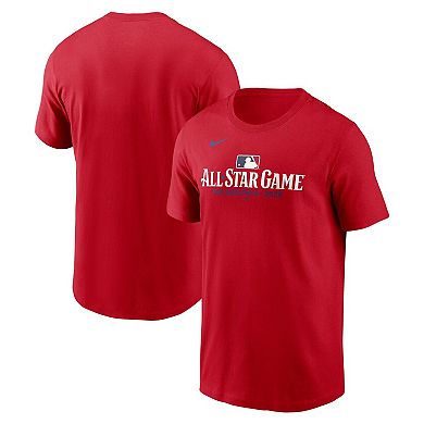 Men's Nike Red 2026 MLB All-Star Game Wordmark T-Shirt