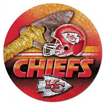 WinCraft Kansas City Chiefs Round 500 pc Puzzle