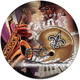 WinCraft New Orleans Saints Round 500 pc Puzzle