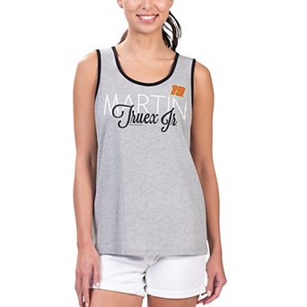 Women's G-III 4Her by Carl Banks Heather Gray Martin Truex Jr Fastest Lap Fashion Tank